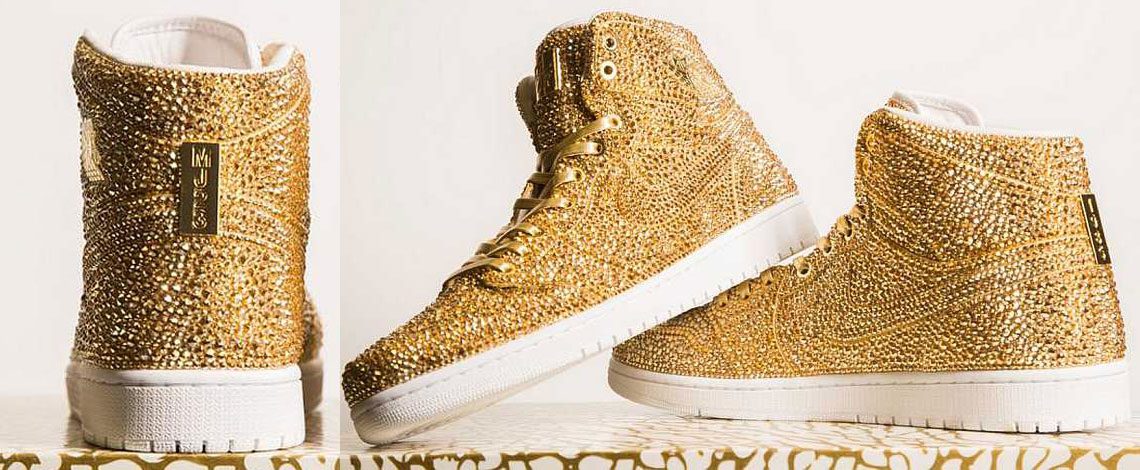 Nike lança tênis “Air Jordan” com cristais Swarovski por US $ 6,500