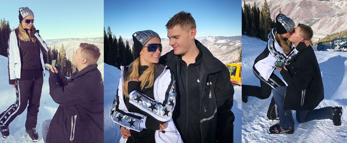 A socialite Paris Hilton vai se casar!