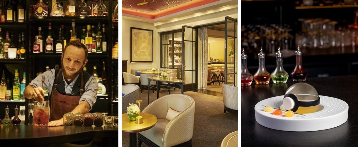 Bar do luxuoso hotel Le Burgundy, de Paris, é reaberto com menu, identidade e decoração novos