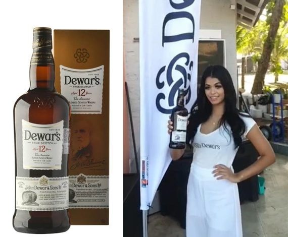 Dewars na festa Tropical Gold