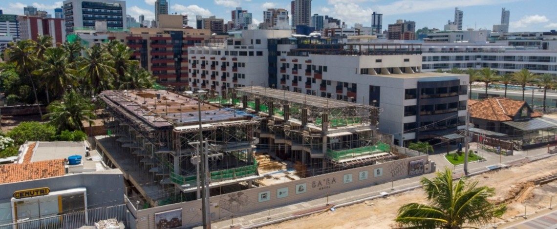 Futuro Ba’ra Hotel começa a se estruturar na orla de João Pessoa