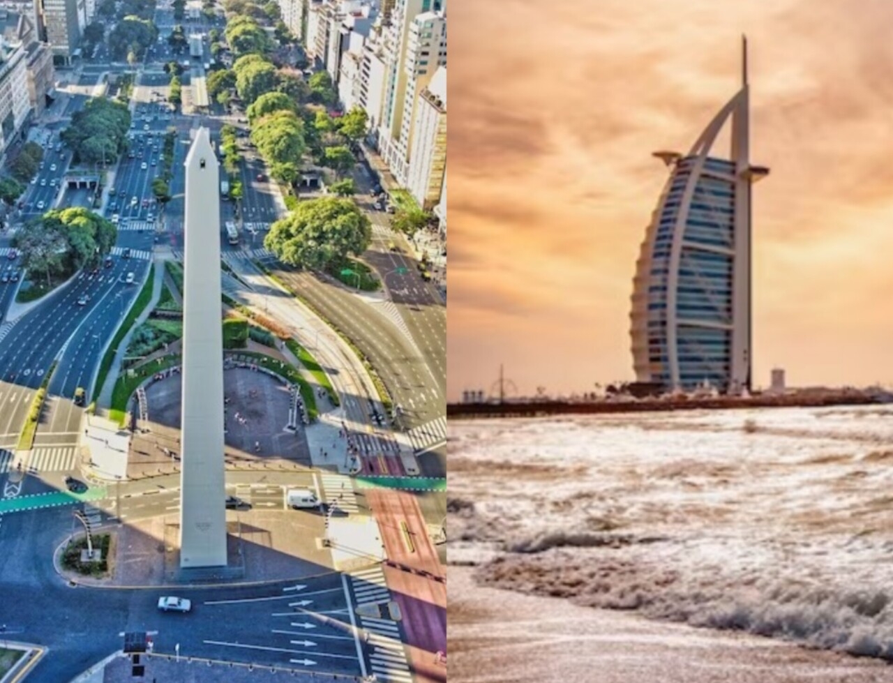 Destinos: Buenos Aires e Dubai