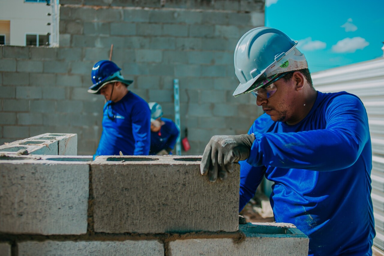 Canteiro de obras modelo