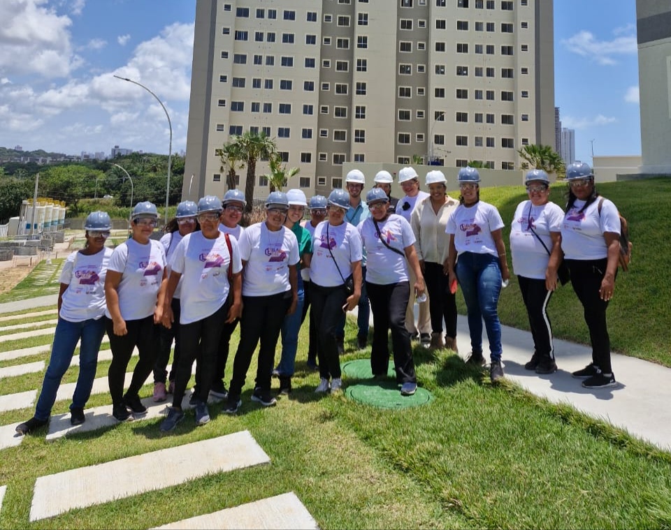 Formatura do projeto “Elas transformam a construção”