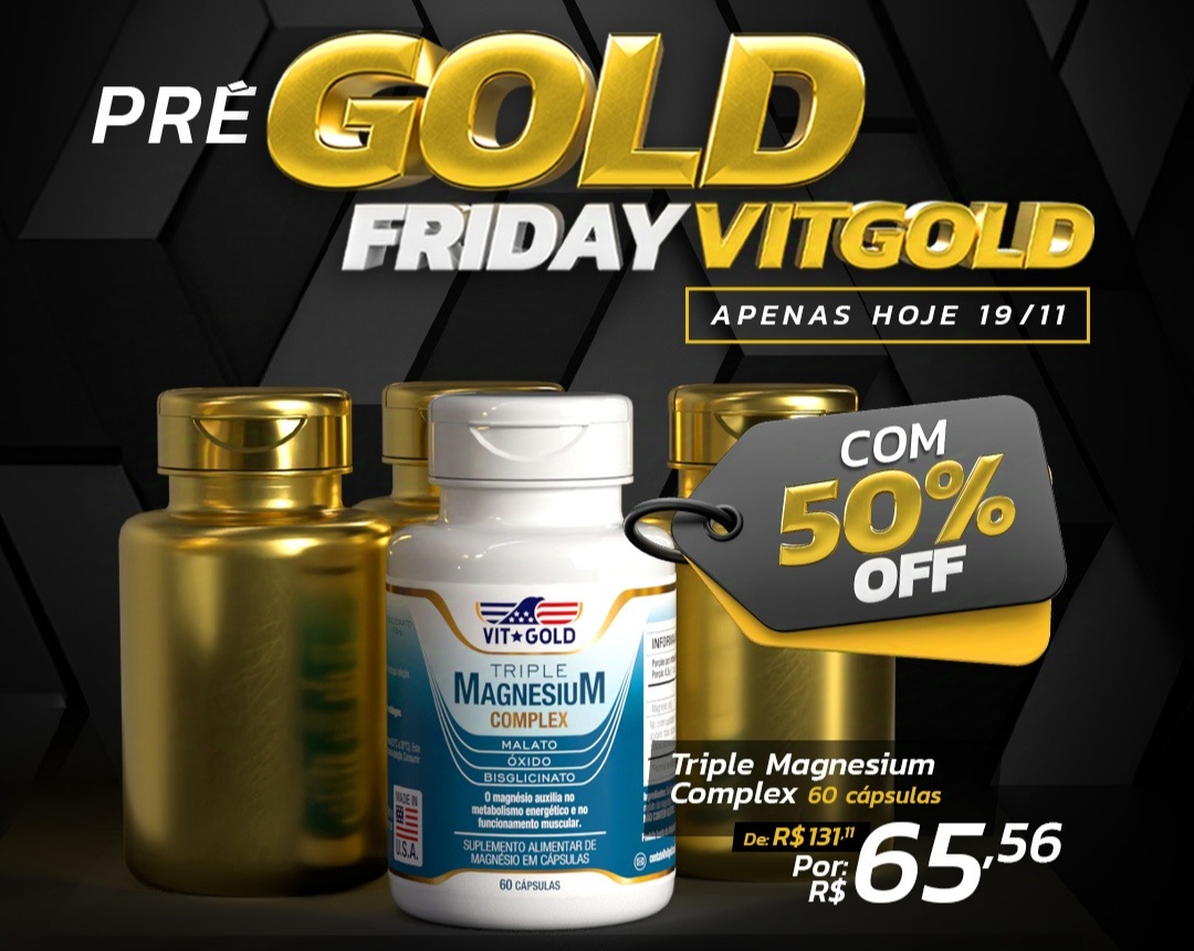 Pré-Gold Friday da Vitagold